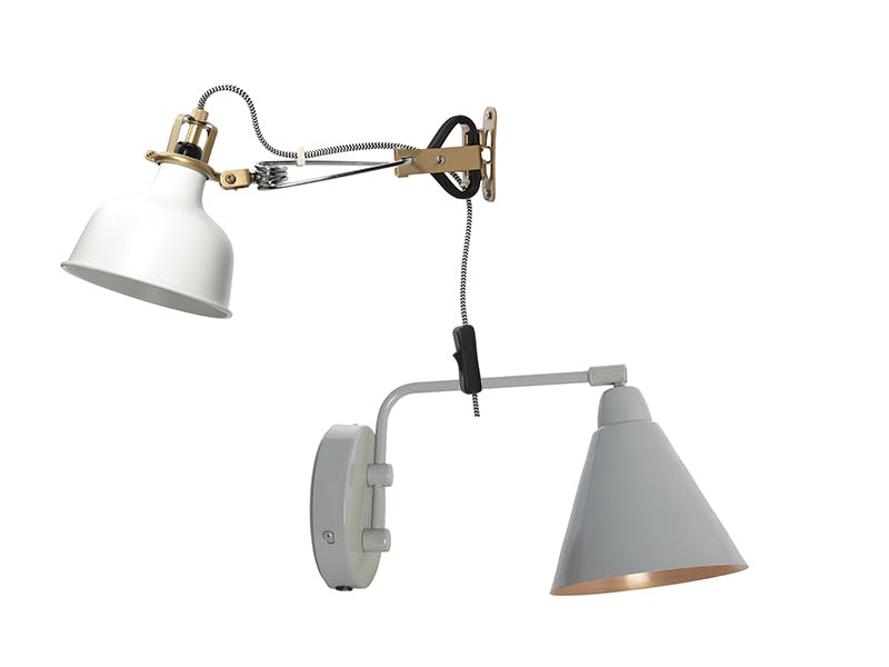 Vegglamper i nøytrale farger Vegglamper i nøytrale farger